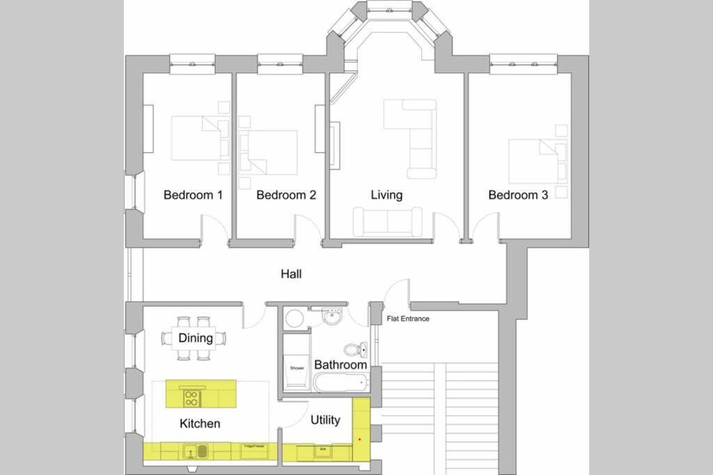 Royal Bank Flat Apartman Oban Kültér fotó